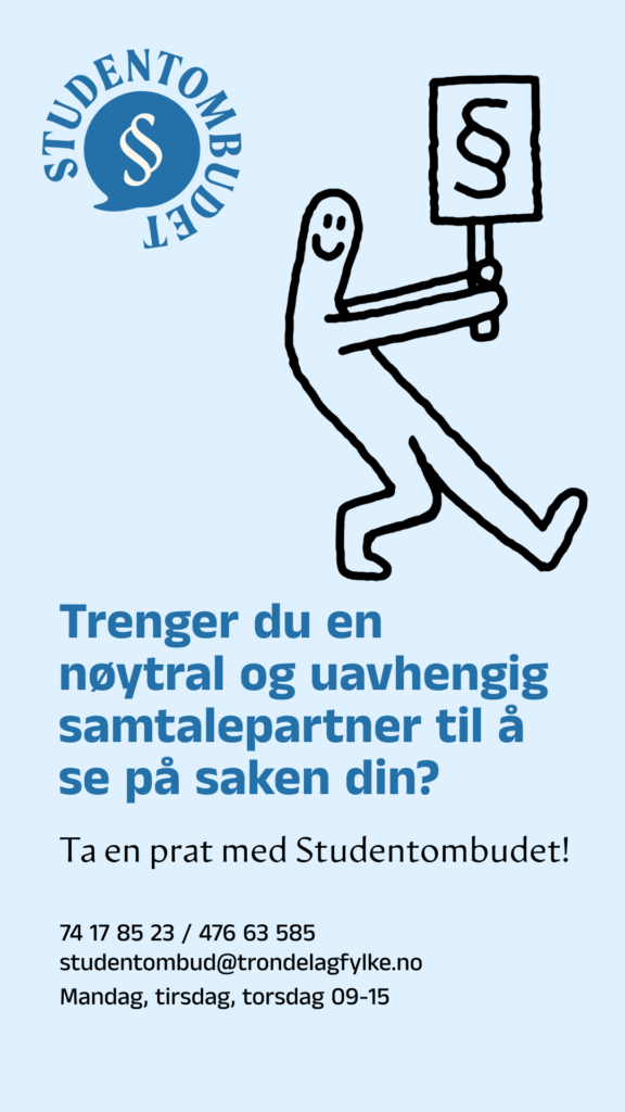 Plakat studentombudet