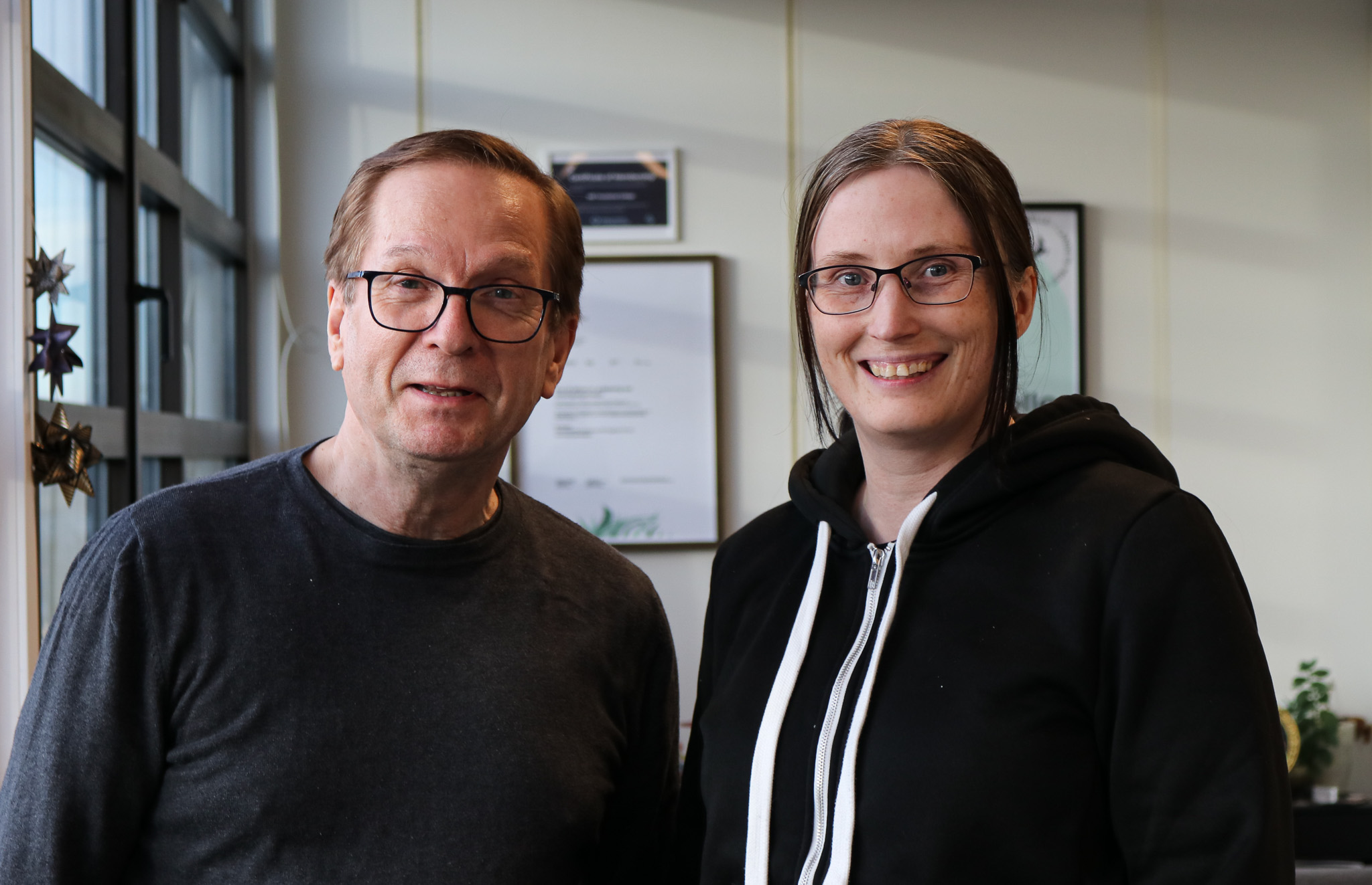 Karl Johan Johansen og Yvonne Vornes